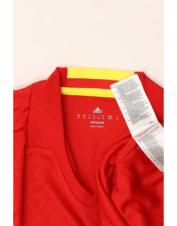 Ανδρικό T-Shirt Adidas Climacool Top Medium Red Polyester