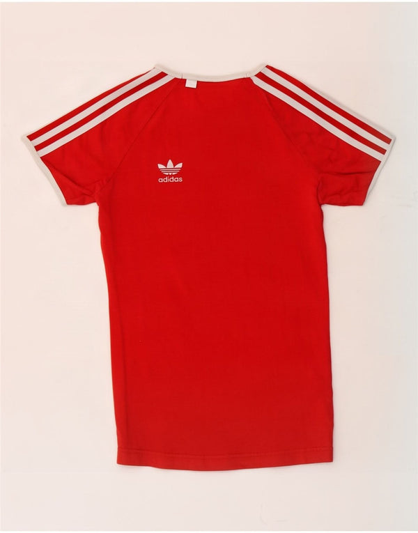 Adidas Γυναικείο T-Shirt Top EU 38 Μεσαίο κόκκινο βαμβακερό
