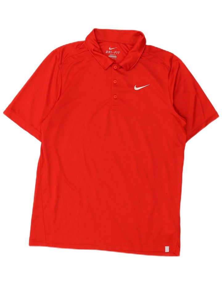 Ανδρικό μπλουζάκι Nike Dri Fit Polo Μικρό κόκκινο πολυεστέρα