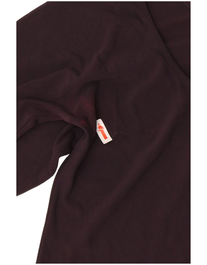 Patrizia Pepe Γυναικείο τοπ μακρυμάνικο US 6 Medium Burgundy
