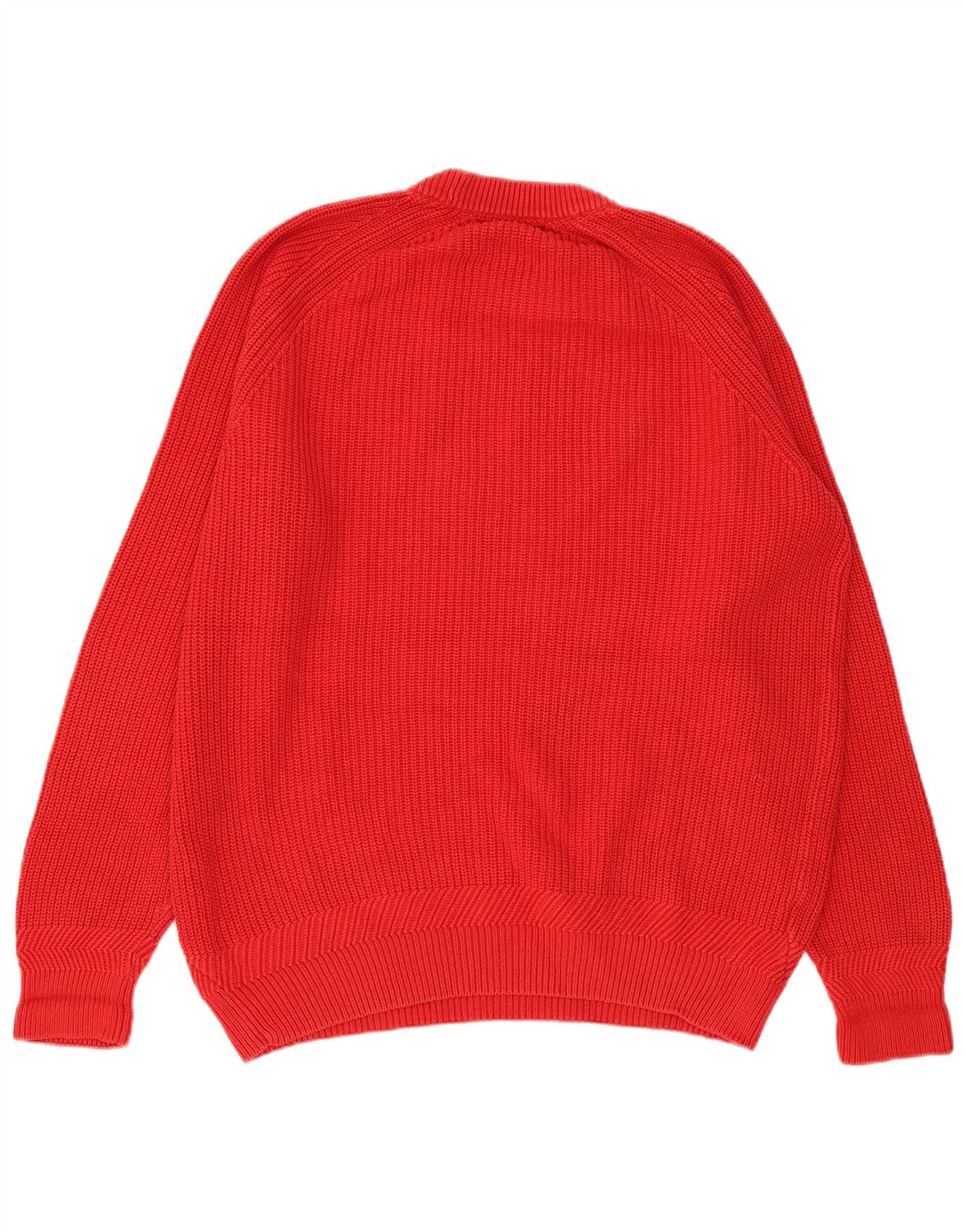 Fred Perry Ανδρικό πουλόβερ με λαιμόκοψη XL κόκκινο βαμβακερό