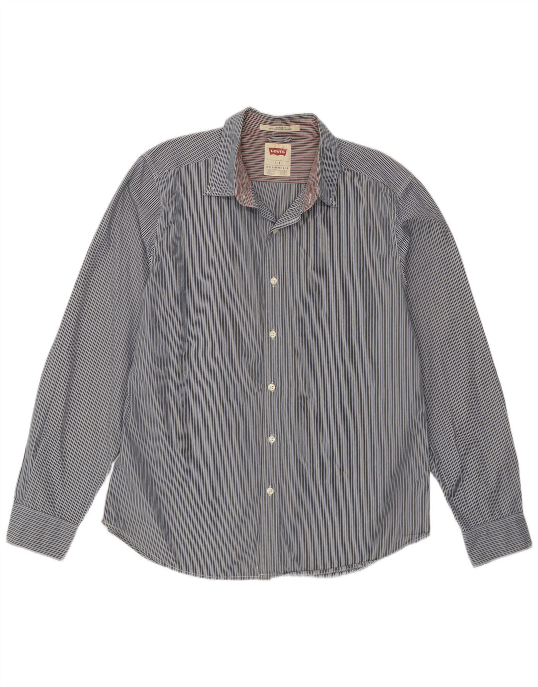 Ανδρικό πουκάμισο Levi's Standard Fit Large Blue ριγέ
