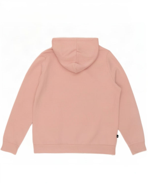 Puma Γυναικείο Γραφικό Hoodie Jumper UK 16 Large Pink
