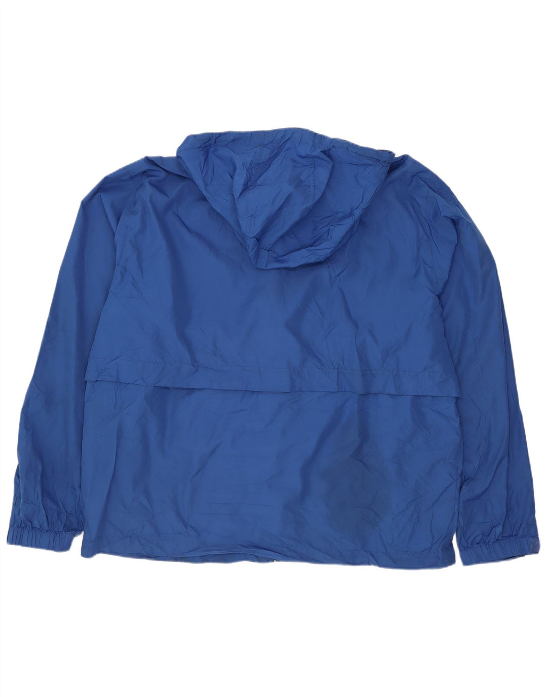 Eddie Bauer Ανδρικό μπουφάν βροχής με κουκούλα UK 38 Medium Blue Polyester