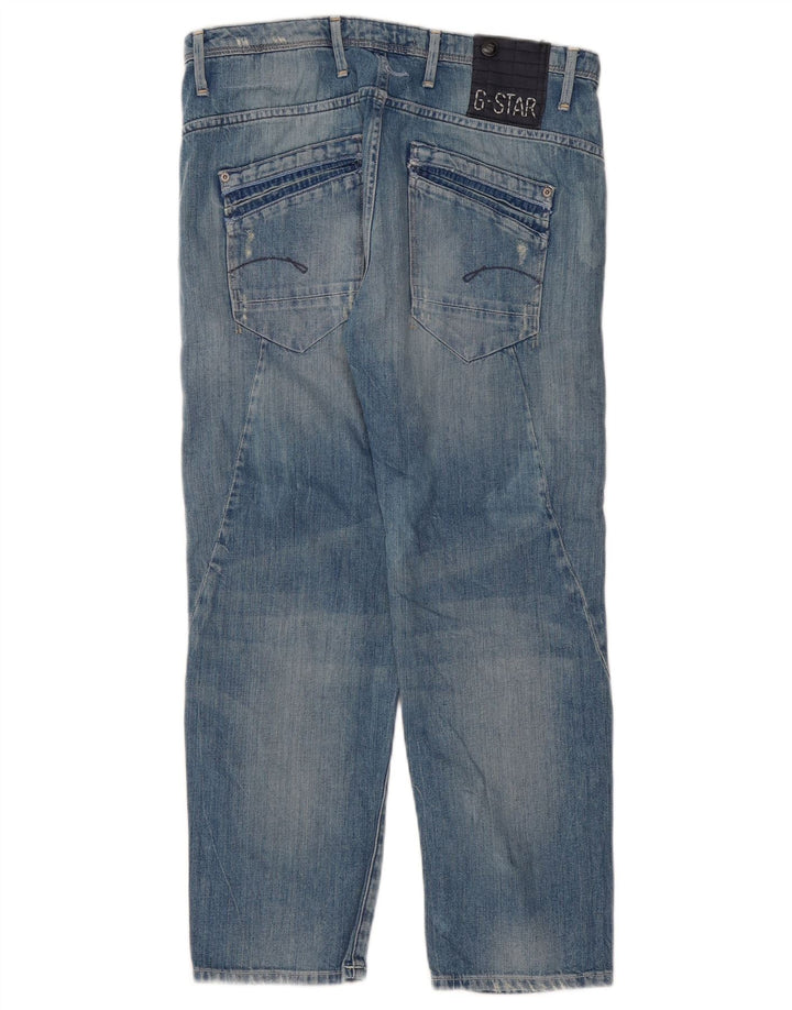 G-Star Γυναικείο Distressed Straight Jeans W27 L27 Μπλε βαμβακερό