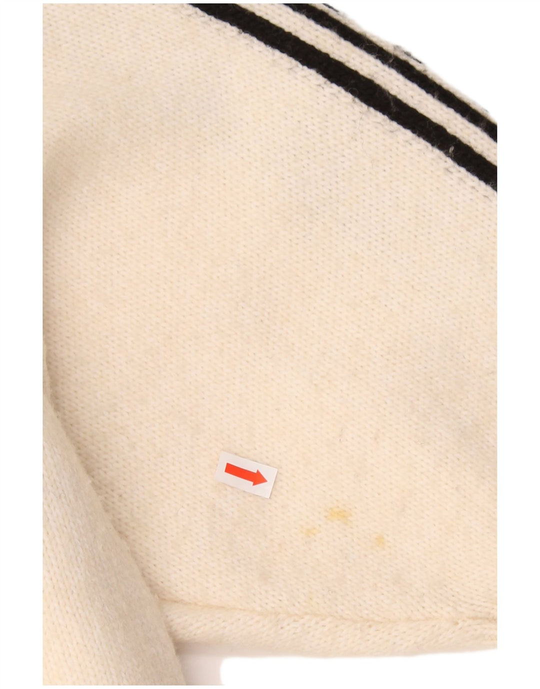 PRINGLE Womens Graphic Oversized Jumper Sweater UK 10 Small Off White