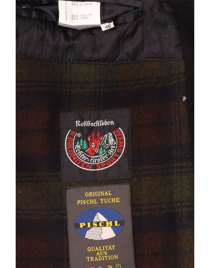 Ανδρικό παλτό Rehbochloden IT 46 Small Navy Blue Wool