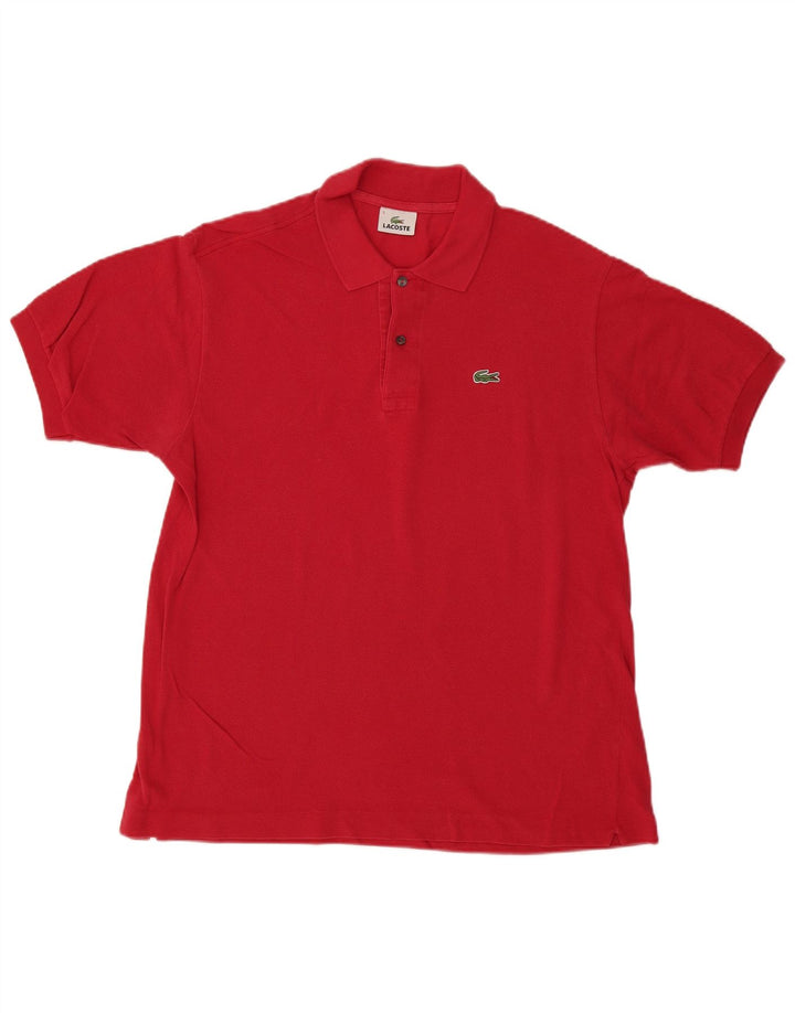 Ανδρικό πουκάμισο πόλο Lacoste, μέγεθος 5, μεγάλο κόκκινο βαμβακερό