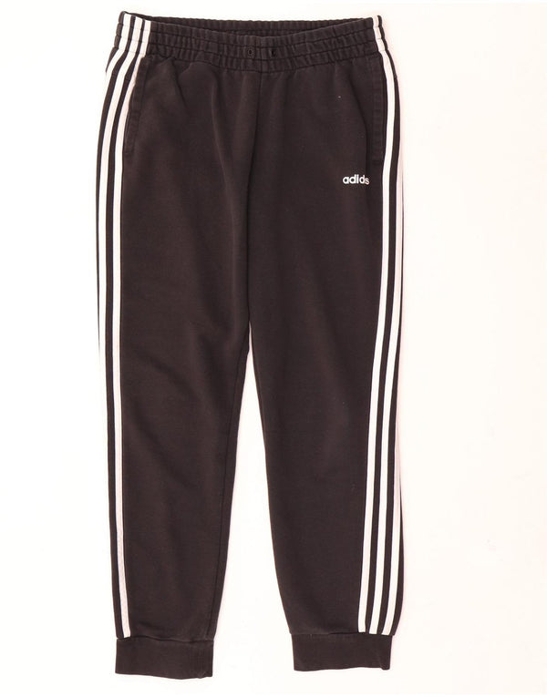 Adidas Γυναικεία φόρμα παντελόνι Joggers UK 12/14 Μεσαίο μαύρο βαμβακερό
