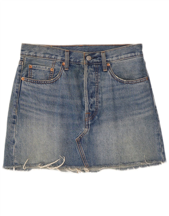 Γυναικεία Τζιν Φούστα Levi's W27 Μικρή Μπλε Βαμβακερή