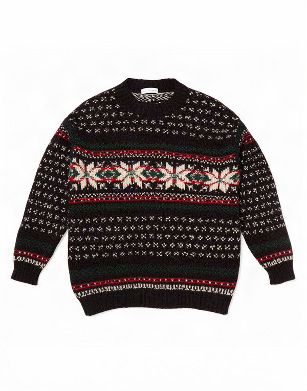 Marks & Spencer Ανδρικό πουλόβερ με λαιμόκοψη St. Michael Crew XL Μαύρο