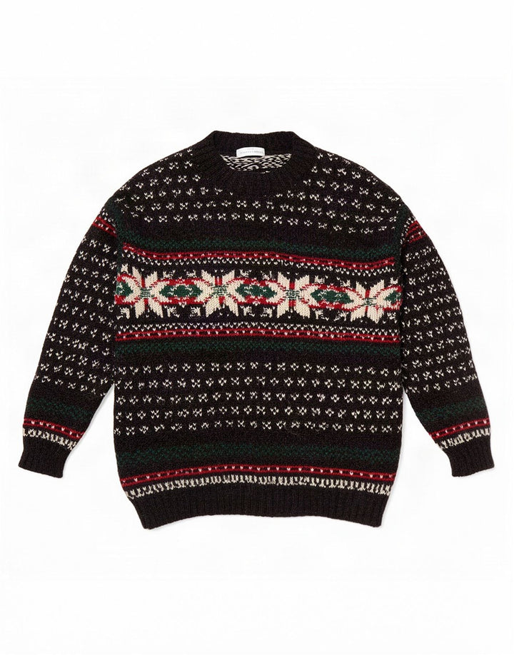 Marks & Spencer Ανδρικό πουλόβερ με λαιμόκοψη St. Michael Crew XL Μαύρο