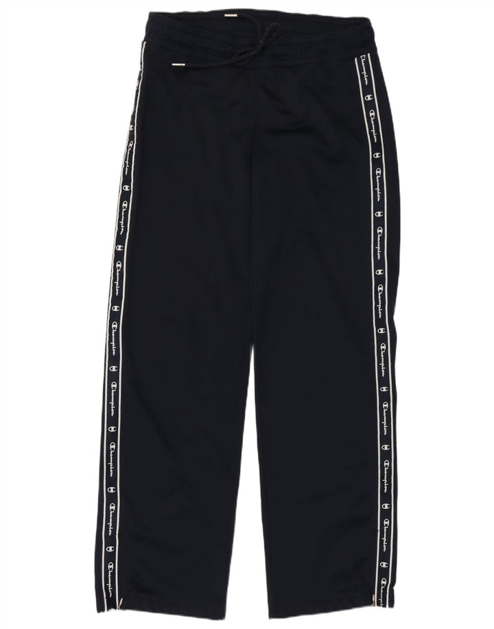 Champion Womens Graphic Full Tracksuit UK 16 Large Navy Blue Polyester