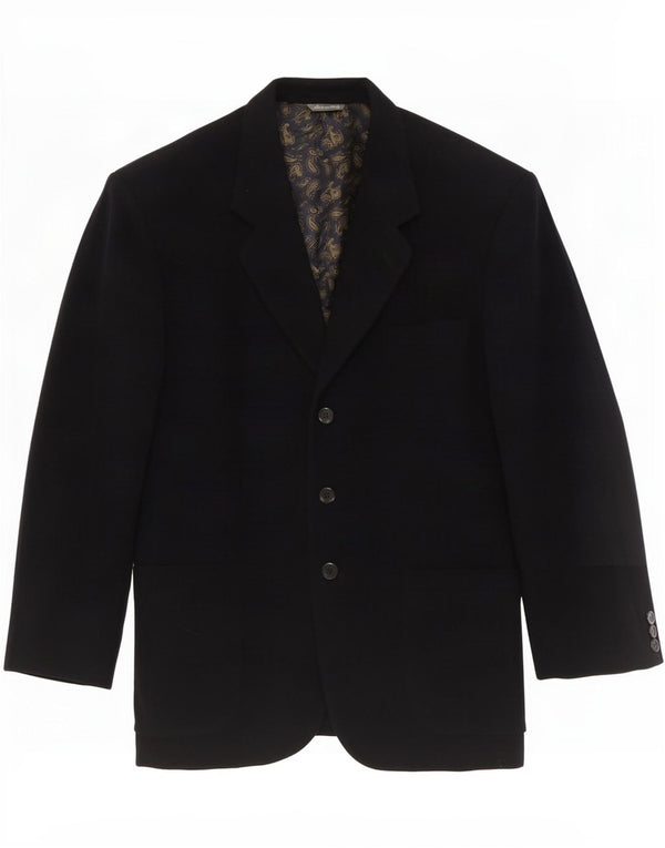 Byblos Ανδρικό τζάκετ Blazer 3 κουμπιών IT 48 Medium Navy Blue Wool