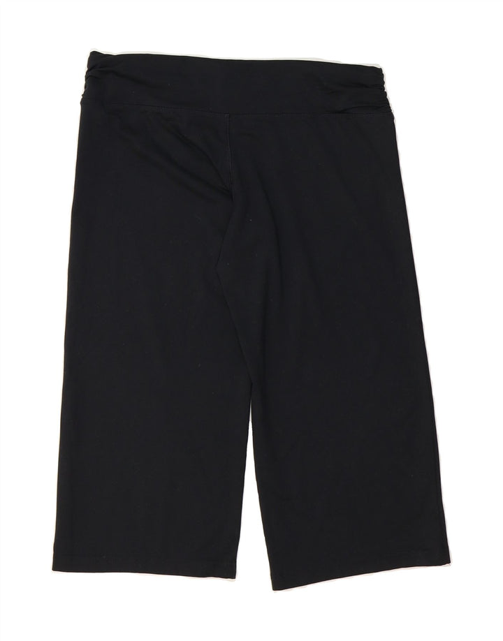 REEBOK Womens Bermuda Sport Shorts UK 16 Large Black Polyester Vintage Reebok and Second-Hand Reebok from Messina Hembry 