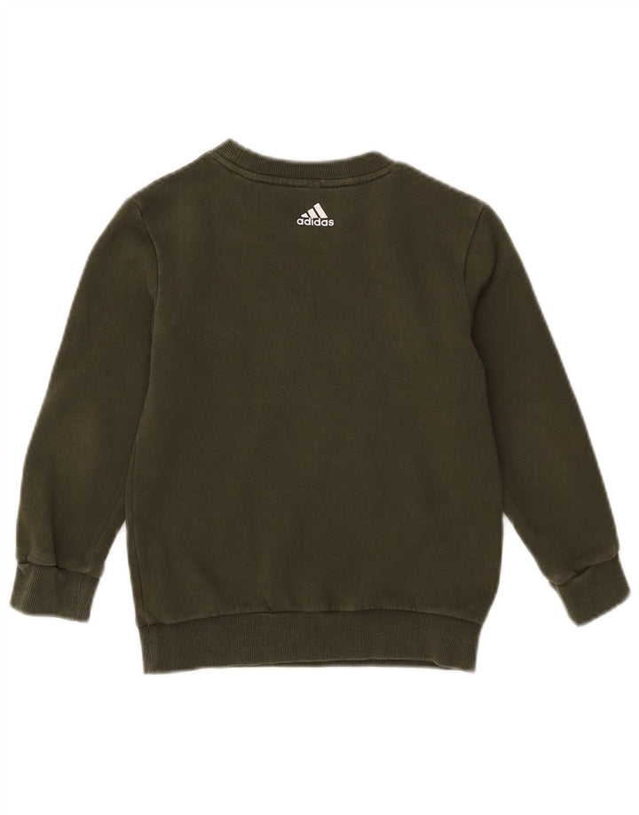 Adidas Boys Ολόσωμη φόρμα 6-7 ετών Χακί βαμβακερό