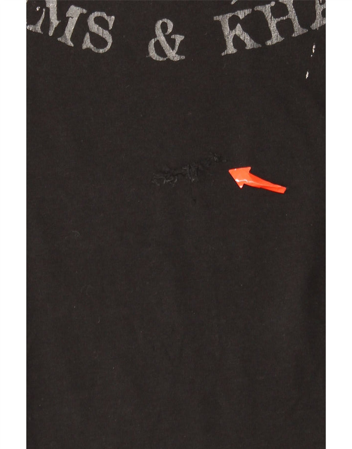 Ανδρικό γραφικό T-Shirt Zu Elements Top Large Μαύρο