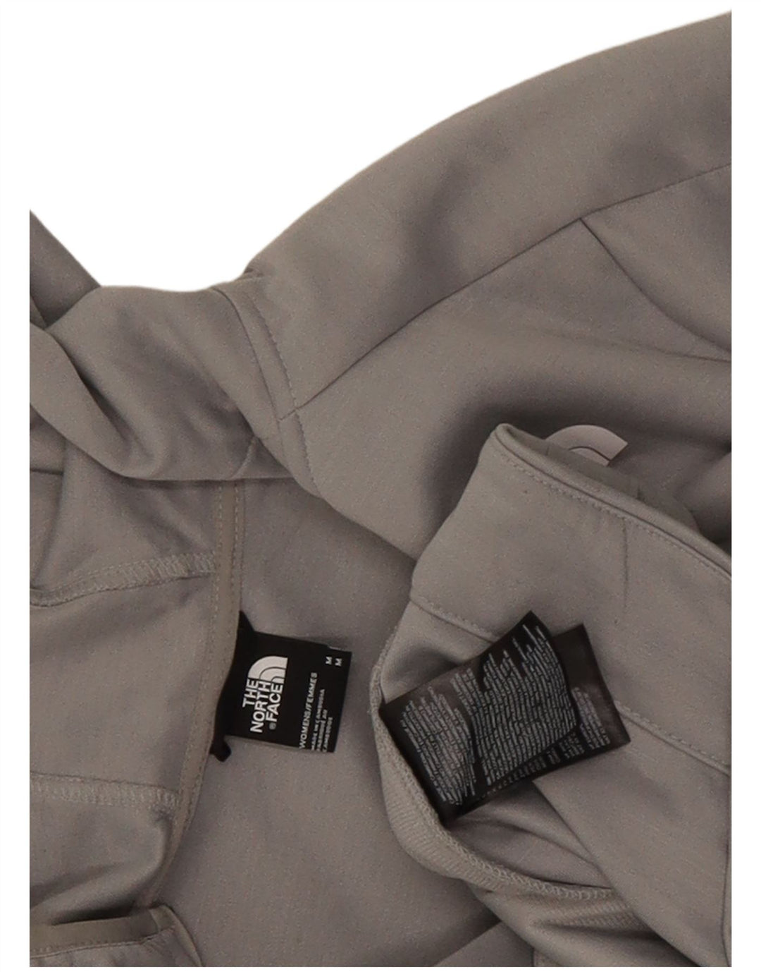 The North Face γυναικείο πουλόβερ με κουκούλα με φερμουάρ UK 12 Medium Grey Polyester