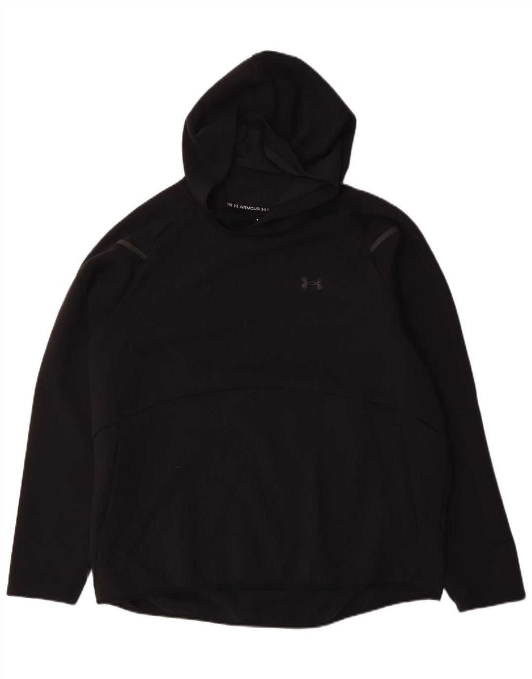 Under Armour Mens Hoodie Jumper 2XL Black Polyester