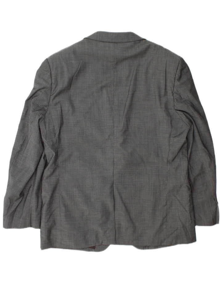 Marks & Spencer Ανδρικό σακάκι blazer UK 42 μεγάλο γκρι μαλλί