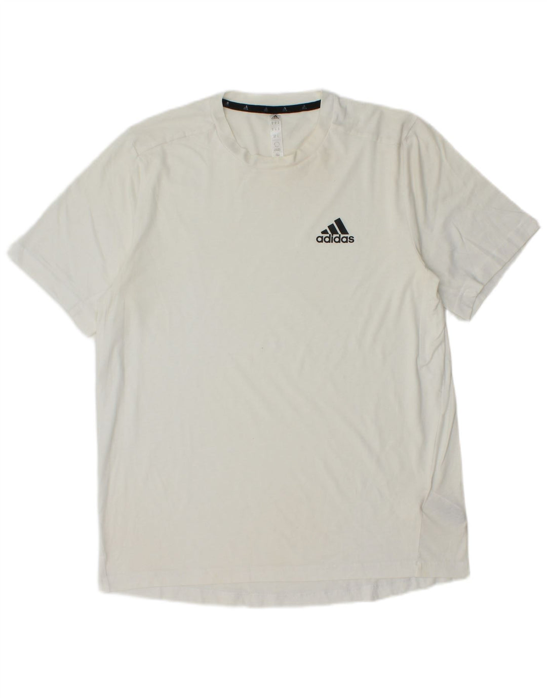 Adidas Ανδρικό T-Shirt Aeroready Τοπ μεσαίο λευκό πολυεστέρας