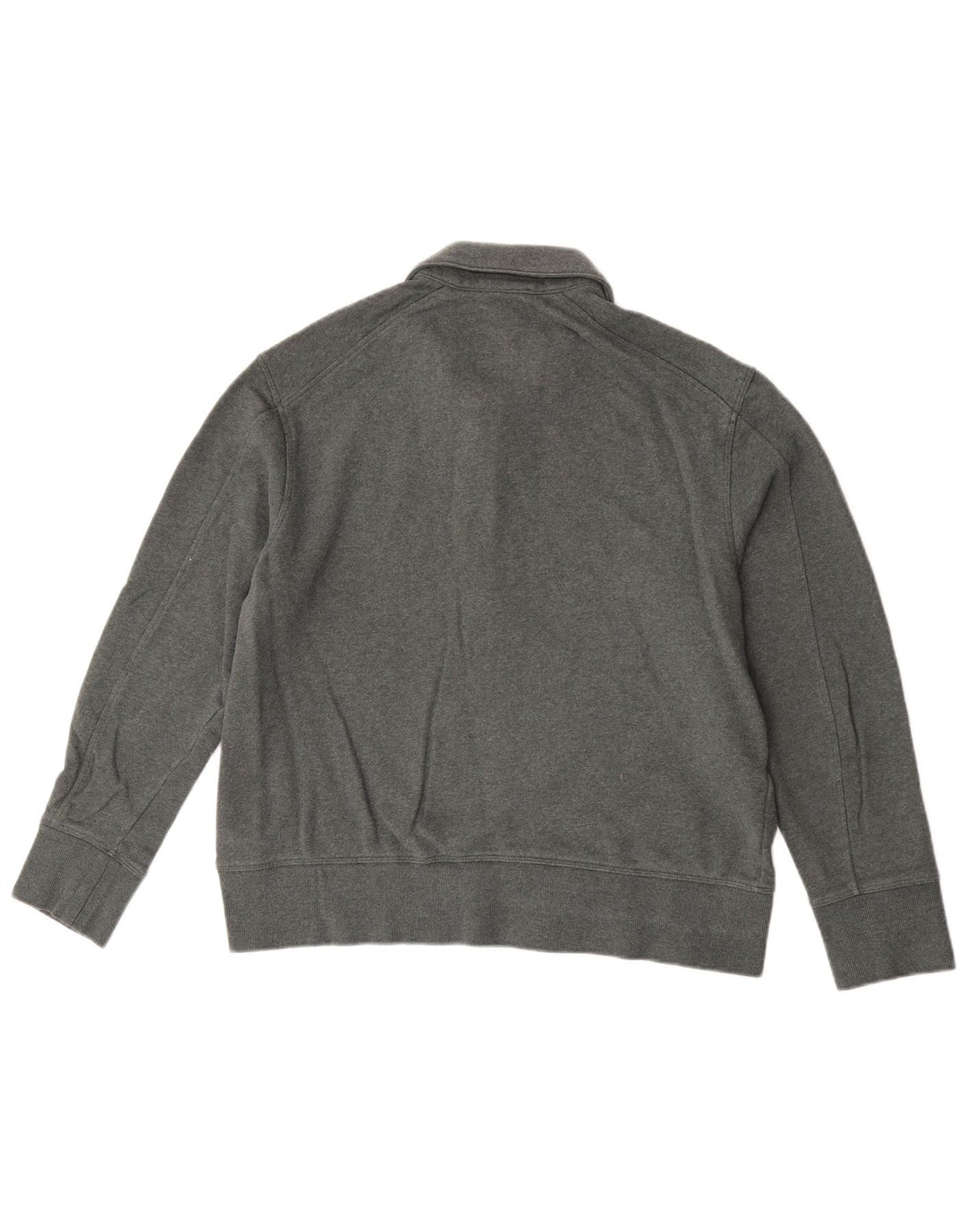 Ανδρικό φούτερ Cos Relaxed Zip Lack Jumper από μεσαίο πράσινο βαμβακερό