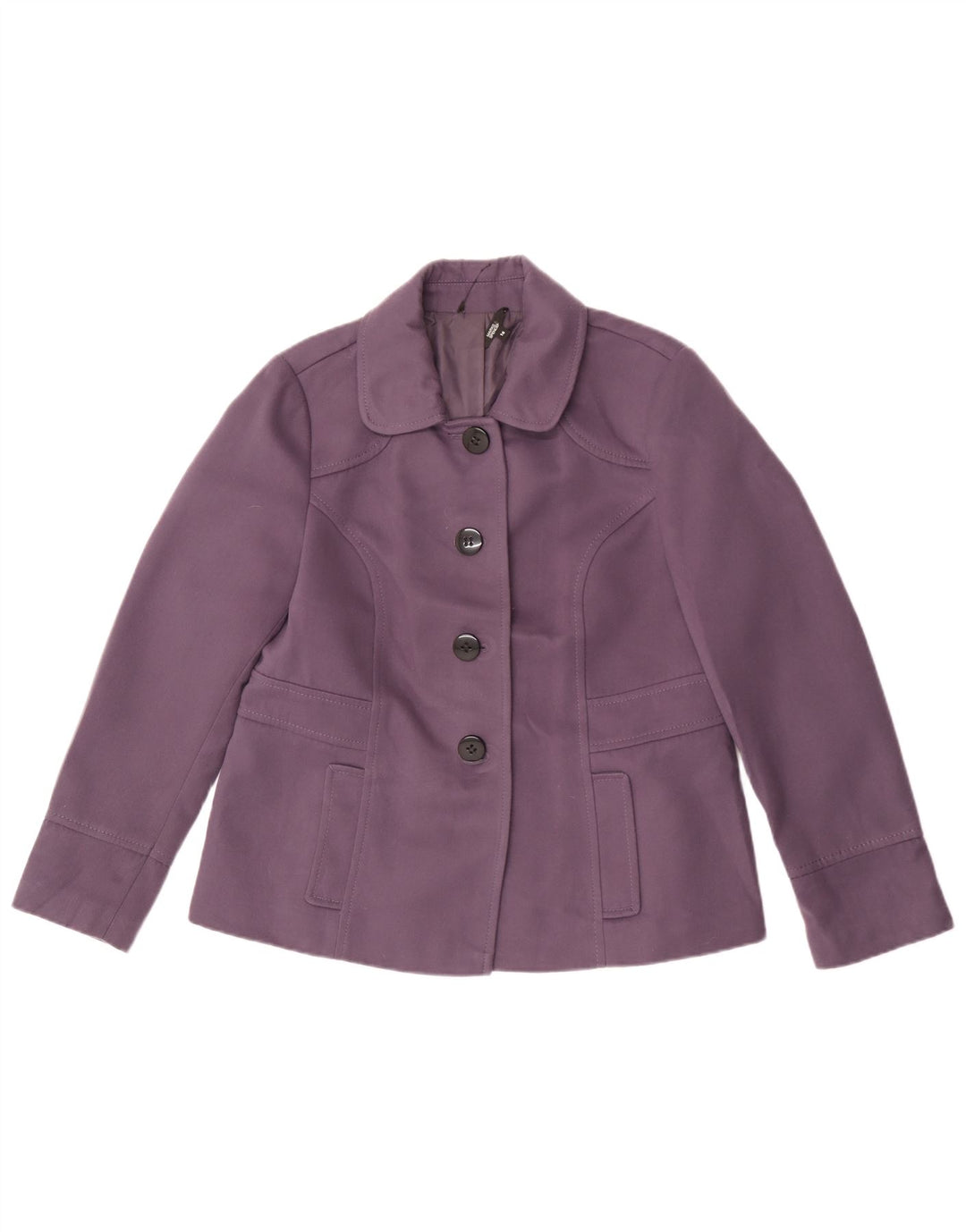 Marks & Spencer Γυναικείο μπουφάν blazer UK 16 μεγάλο μωβ πολυεστέρας
