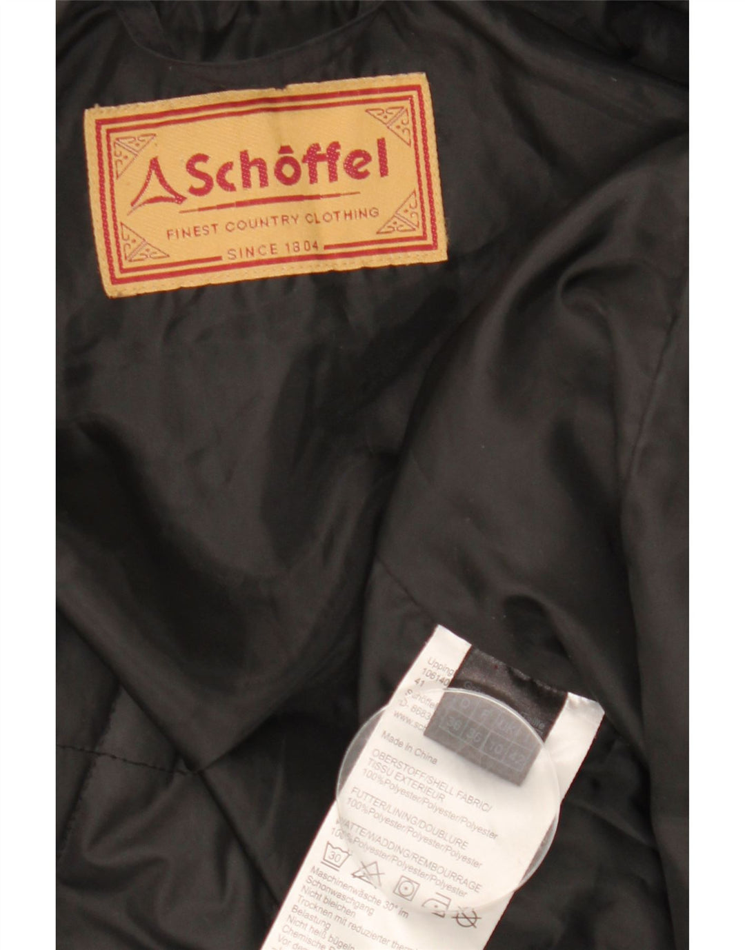 Schoffel Γυναικείο Καπιτονέ μπουφάν UK 10 Small Black Polyester