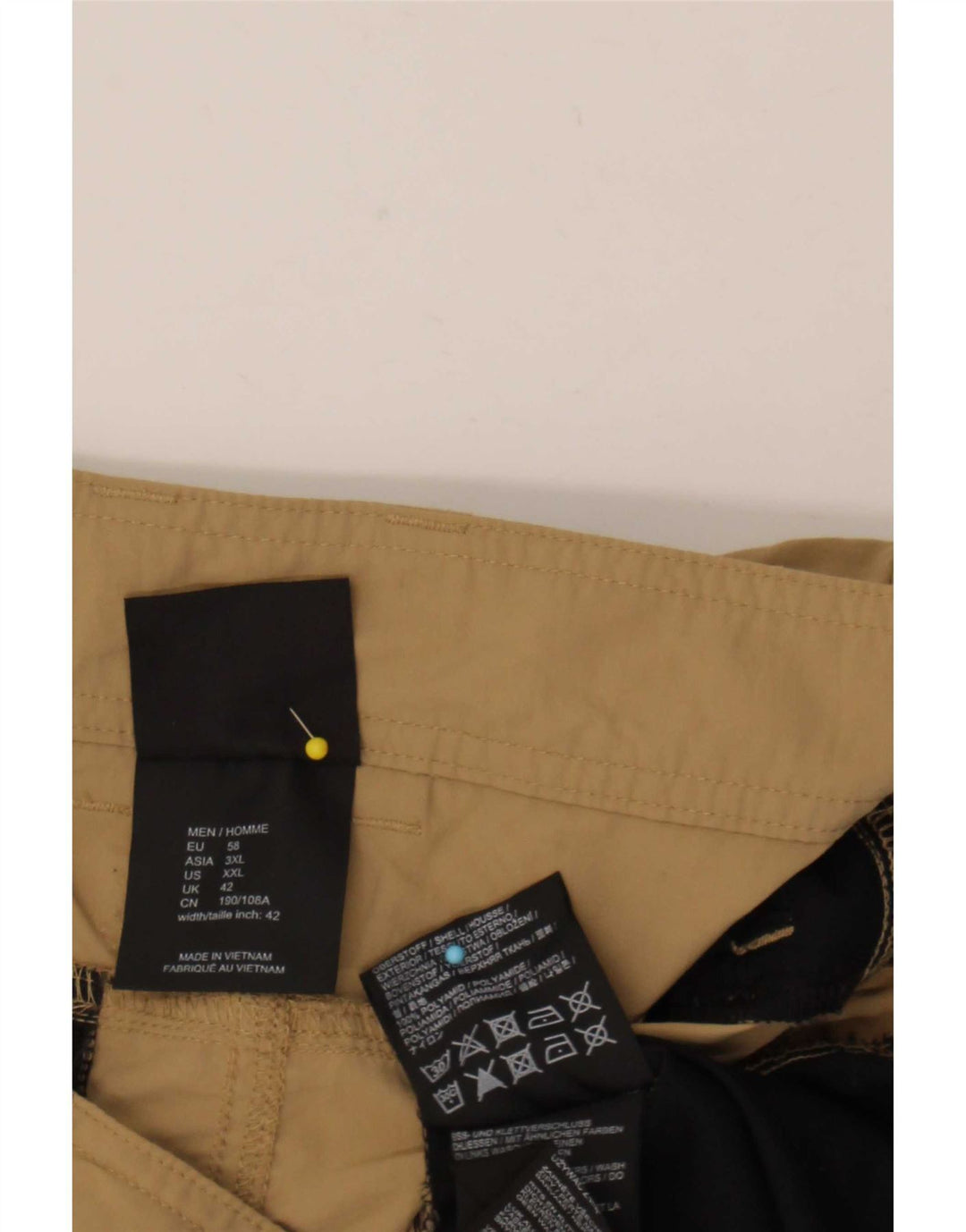 Ανδρικό σορτς Cargo Jack Wolfskin W42 2XL Beige Polyamide