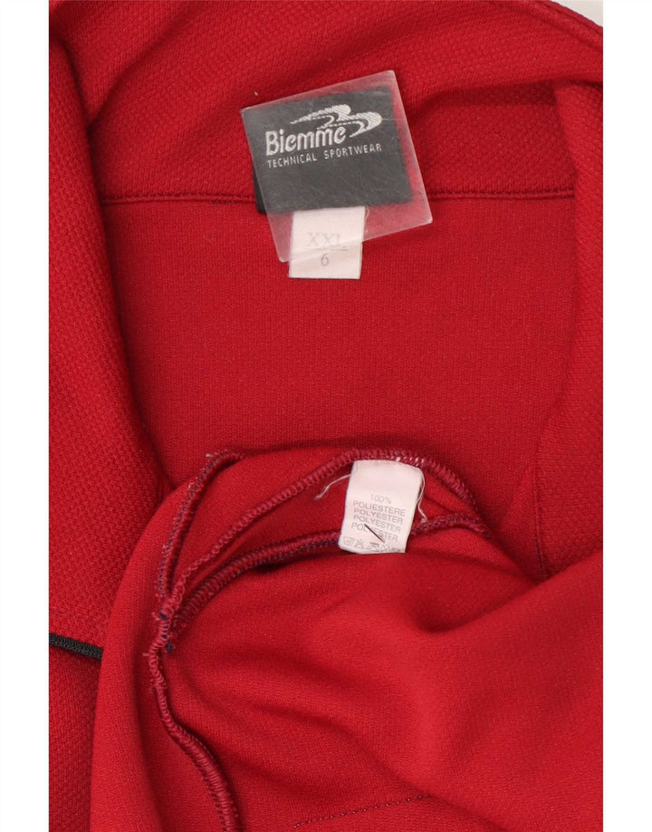 Ανδρική φόρμα πουλόβερ Biemme Top Jacket 2XL Red Polyester