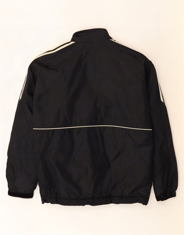 Ανδρικό μπουφάν με επένδυση Adidas UK 38/40 Medium Black Polyamide