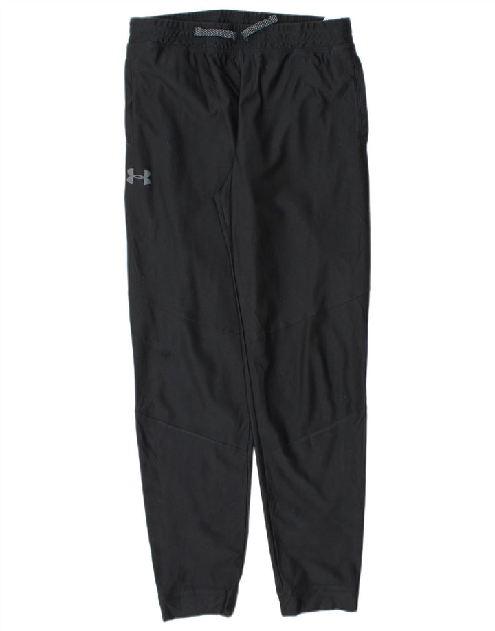 UNDER ARMOR Boys αθλητική φόρμα παντελόνι Joggers 13-14 ετών XL Μαύρο
