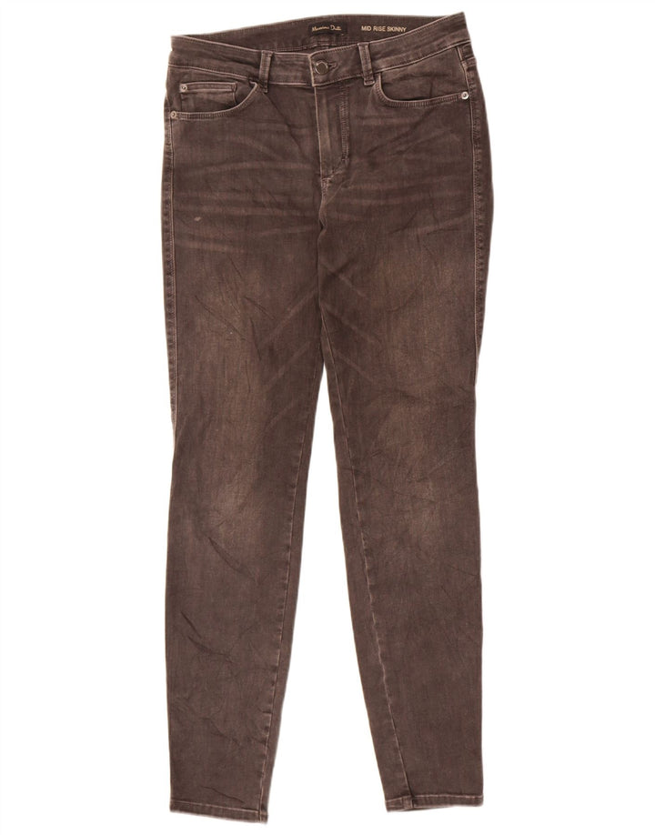 Massimo Dutti Γυναικεία ψηλόμεσα στενά τζιν EU 40 Medium W30 L30 Grey