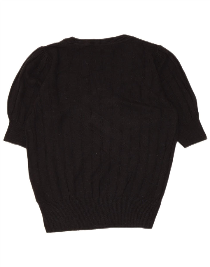 Marks & Spencer Γυναικείο πουλόβερ με λαιμόκαυστο UK 10 Small Black