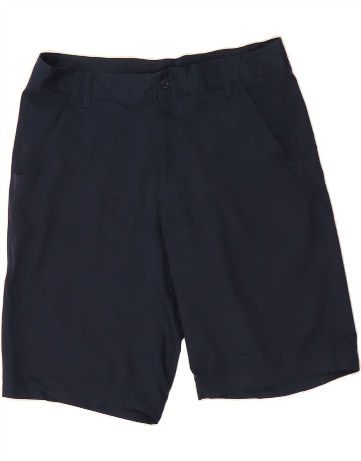 FILA Mens Chino Shorts W34 Large Navy Blue Polyester Vintage Fila and Second-Hand Fila from Messina Hembry 