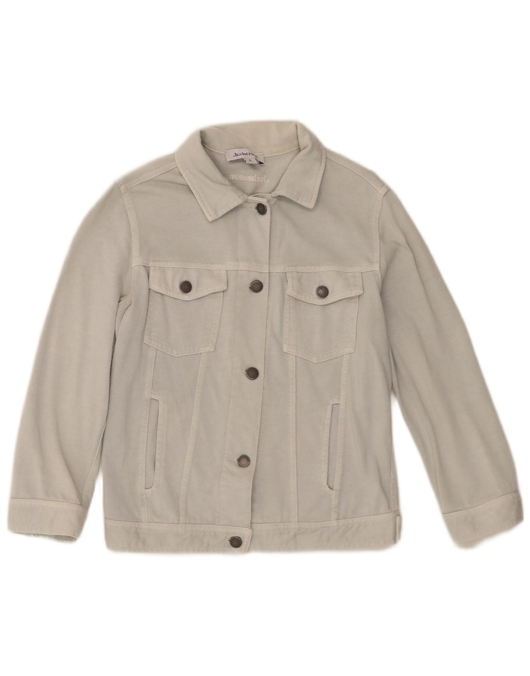 Jeckerson Γυναικείο Bomber Jacket UK 10 Small Blue Cotton