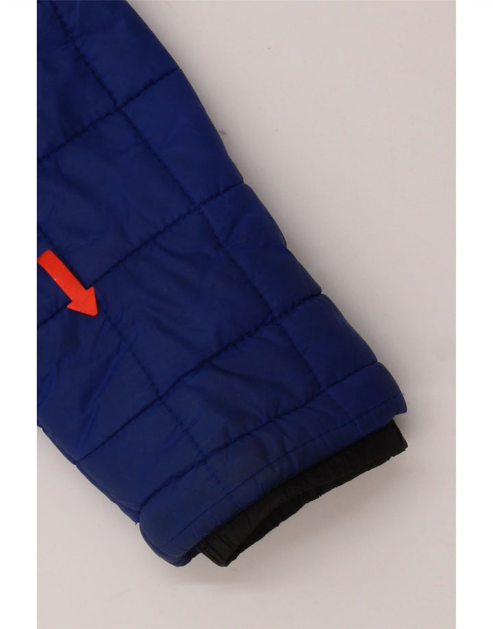 Superdry γυναικείο μπουφάν με κουκούλα UK 10 Small Blue Nylon