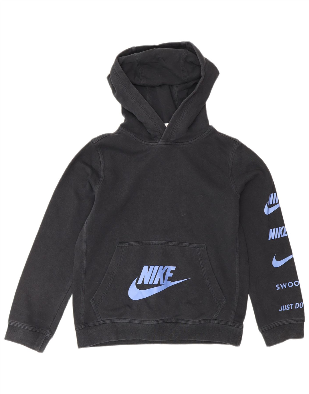 Nike Boys Graphic Hoodie Jumper 10-11 ετών, μεσαίο μαύρο βαμβακερό