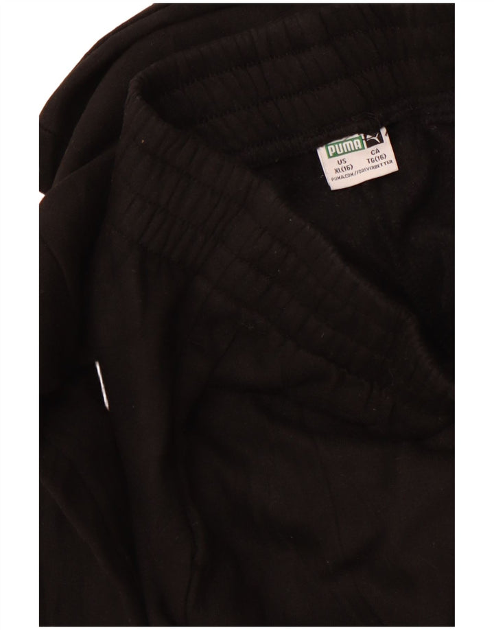 PUMA Girls Graphic αθλητική φόρμα παντελόνι Joggers 15-16 ετών XL Μαύρο