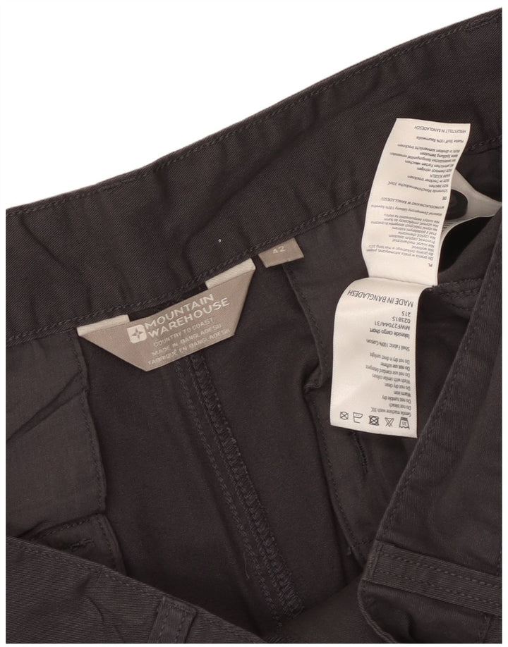 MOUNTAIN WAREHOUSE Ανδρικό σορτς Cargo W42 2XL Γκρι βαμβακερό