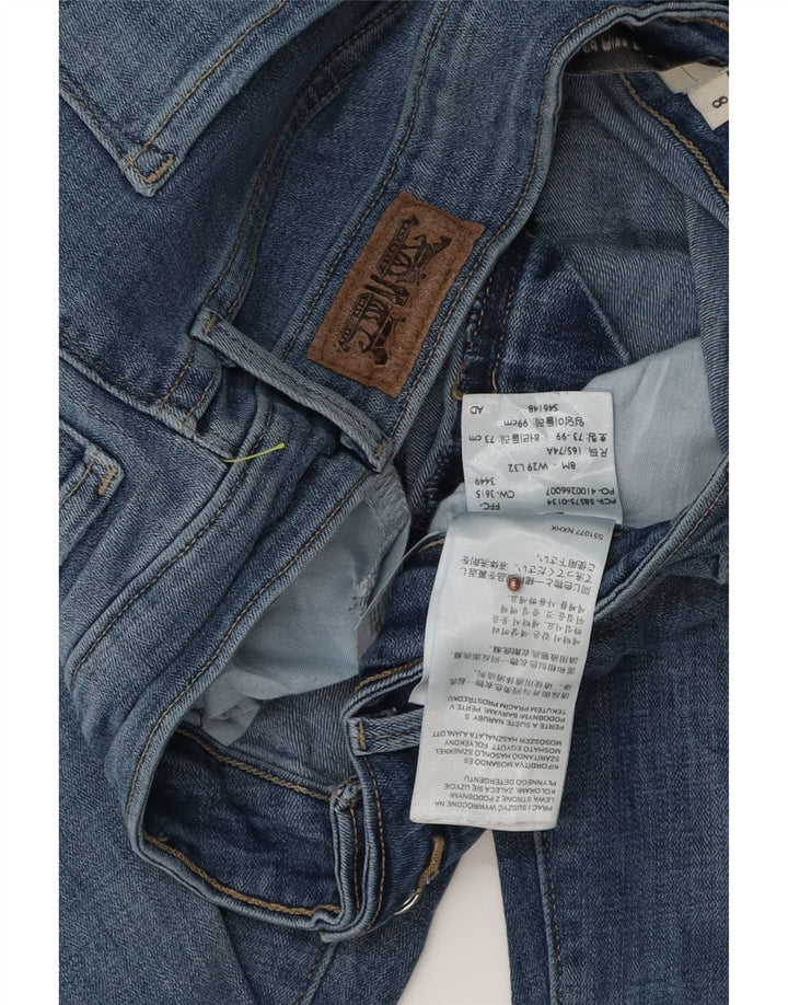 Levi's Womens Distressed Skinny Jeans US 8 Medium W29 L32 Μπλε βαμβακερό