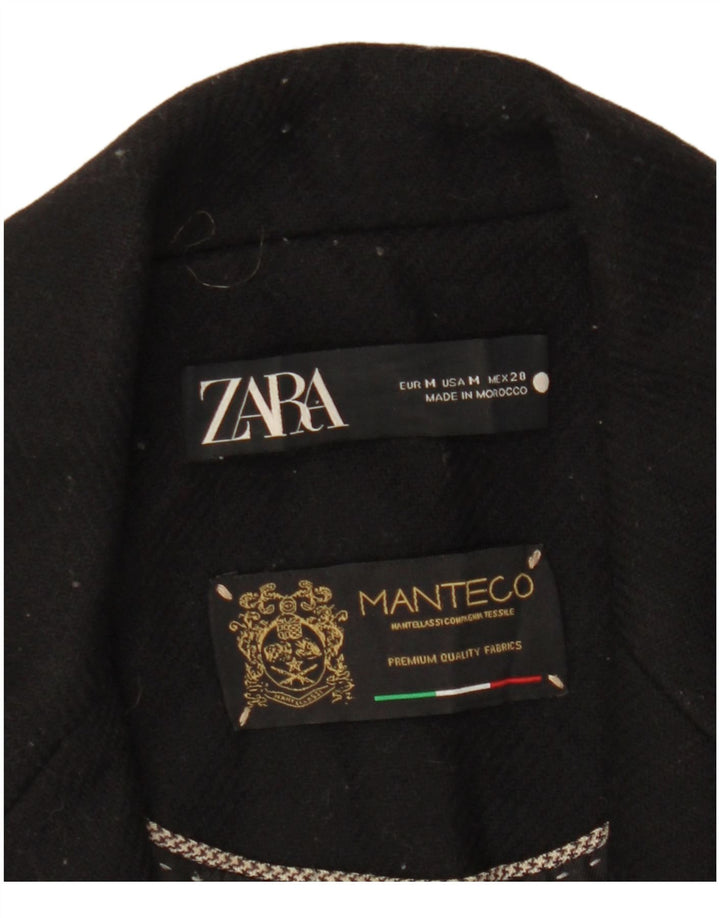 Zara Γυναικείο Πανωφόρι Manteco UK 12 Medium Black