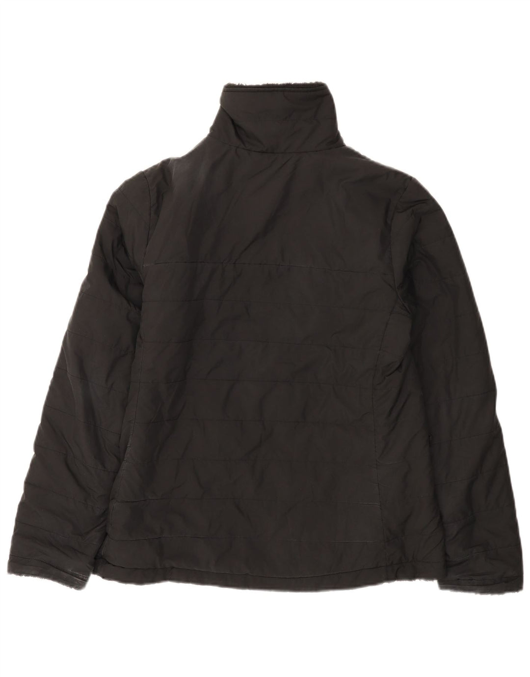 The North Face γυναικείο αναστρέψιμο μπουφάν με επένδυση UK 14 Μεσαίο μαύρο πολυεστέρα