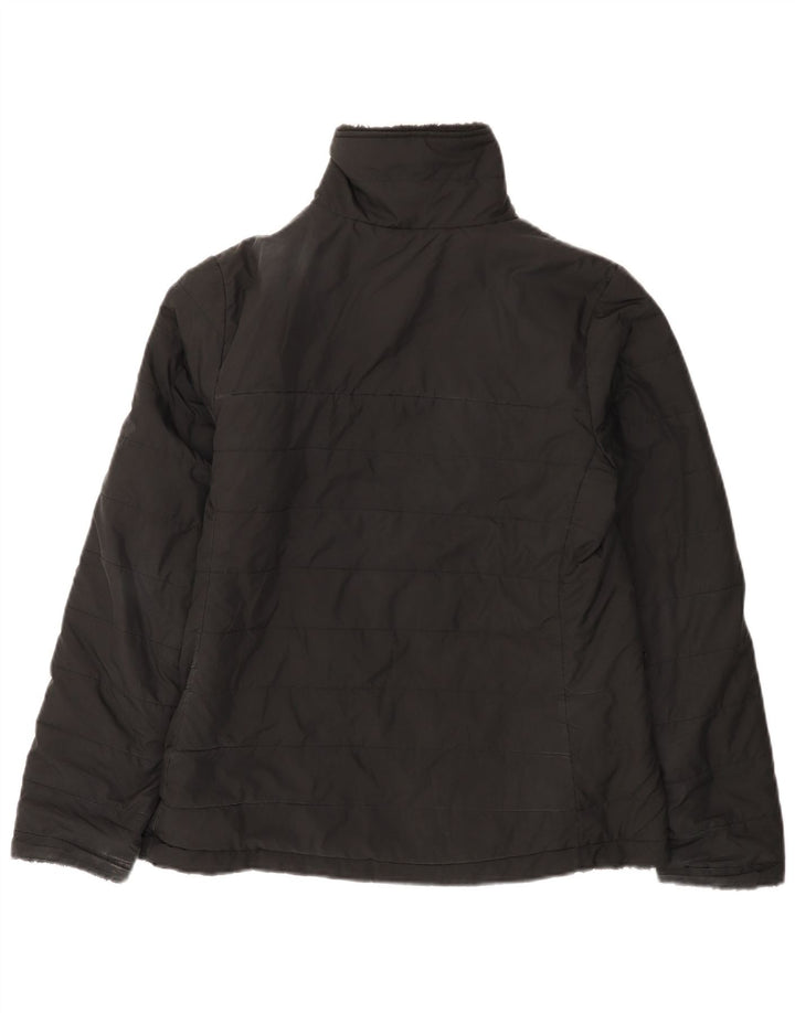 The North Face γυναικείο αναστρέψιμο μπουφάν με επένδυση UK 14 Μεσαίο μαύρο πολυεστέρα