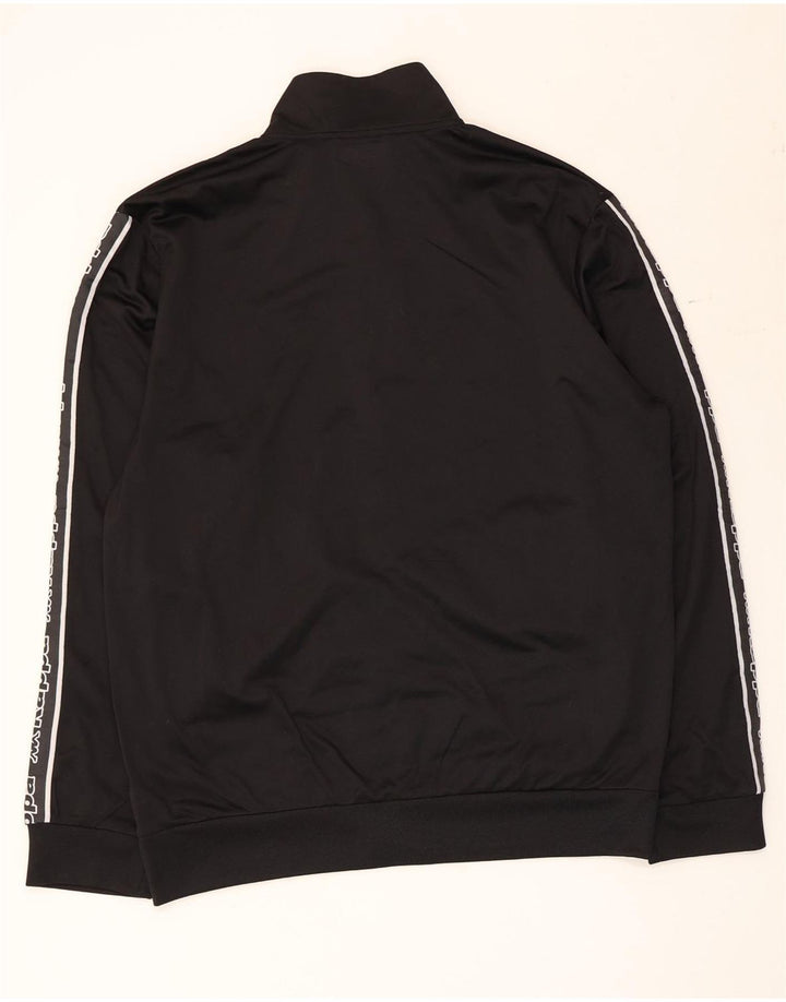 Ανδρική φόρμα γραφική Kappa Top Jacket XL Μαύρο πολυεστέρα