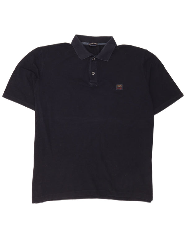 Paul & Shark Ανδρικό Yachting Polo Shirt 2XL Navy Blue Cotton