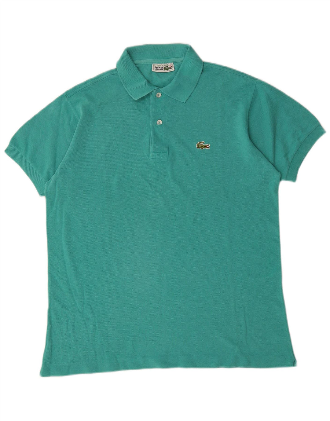 Ανδρικό μπλουζάκι πόλο Lacoste, Μέγεθος 4, Μεσαίο Τυρκουάζ Βαμβάκι