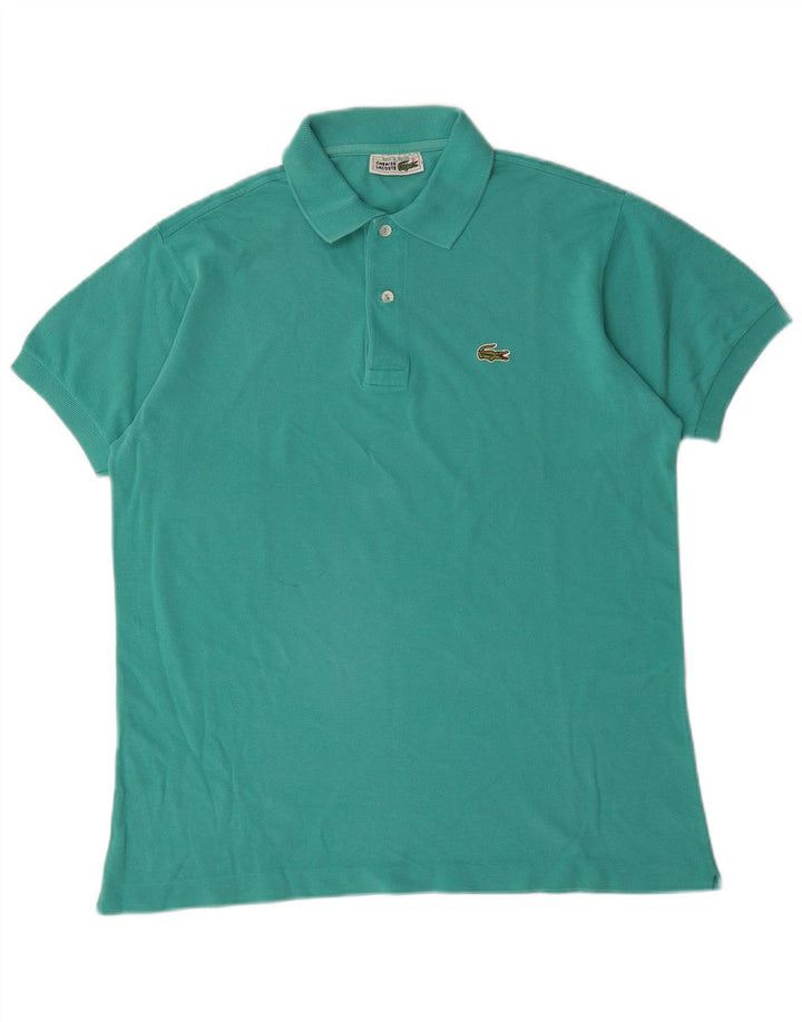 Ανδρικό μπλουζάκι πόλο Lacoste, Μέγεθος 4, Μεσαίο Τυρκουάζ Βαμβάκι