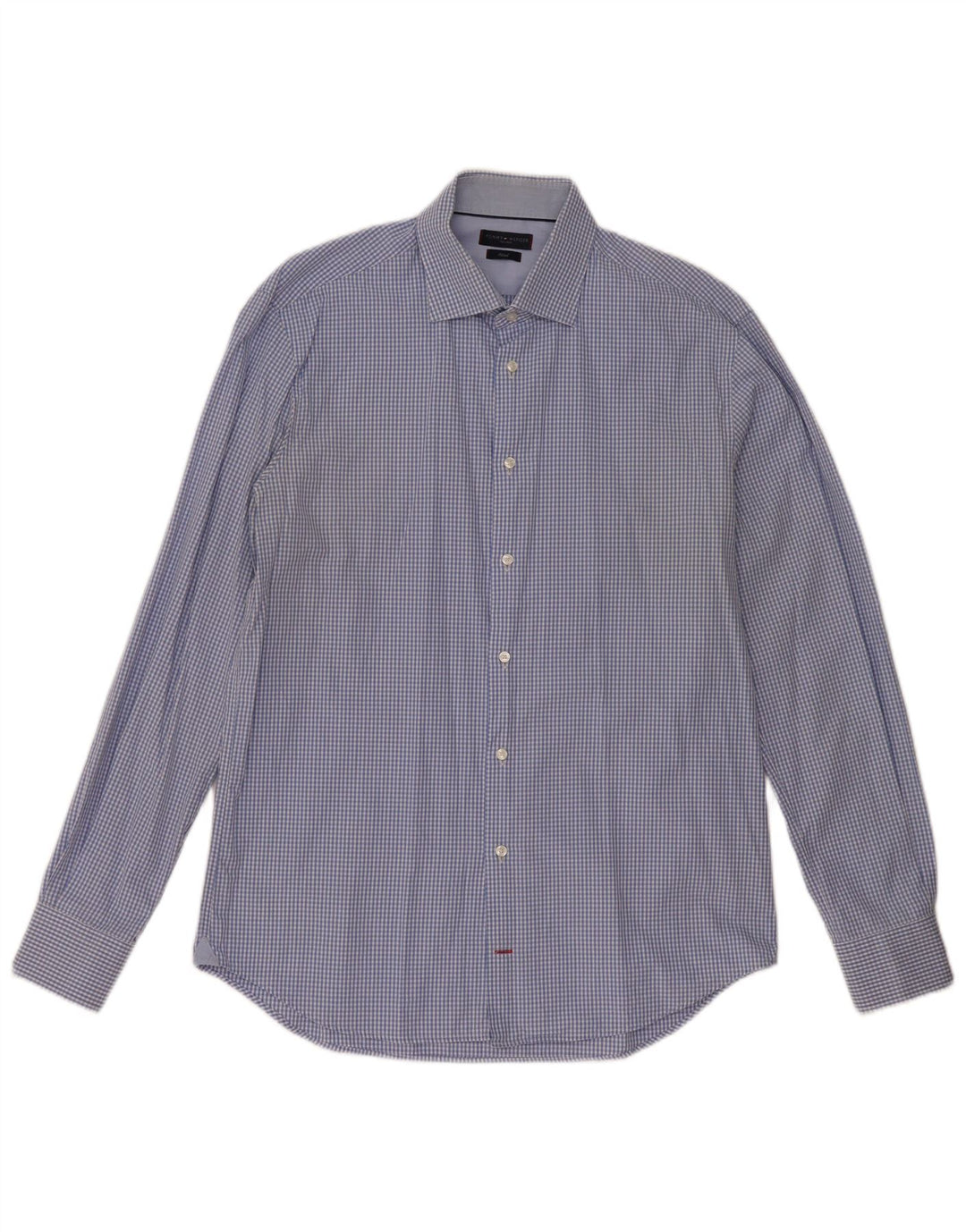 Ανδρικό πουκάμισο Tommy Hilfiger Tailored Fit Fitted Size 41 16 Large Blue Gingham