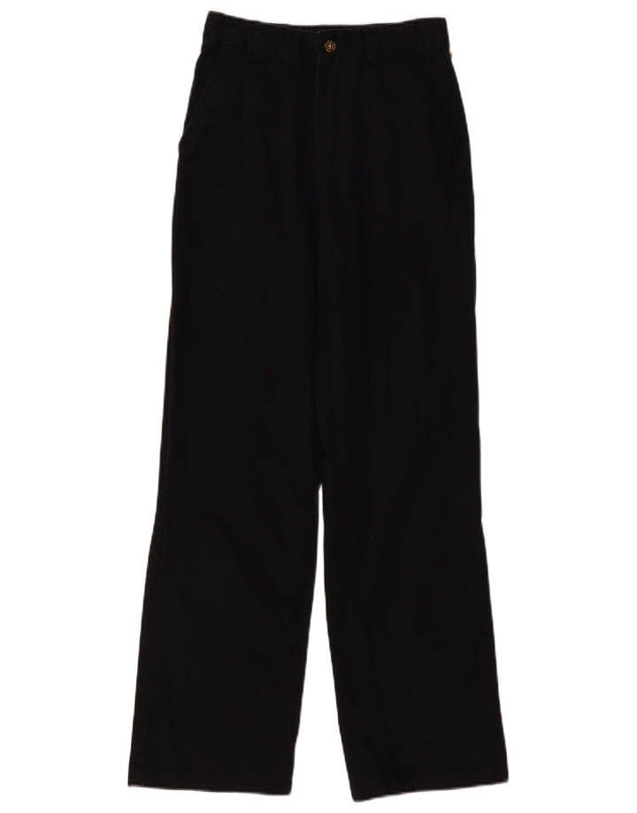 IZOD Boys ίσιο παντελόνι Chino 13-14 ετών W26 L28 μαύρο βαμβακερό